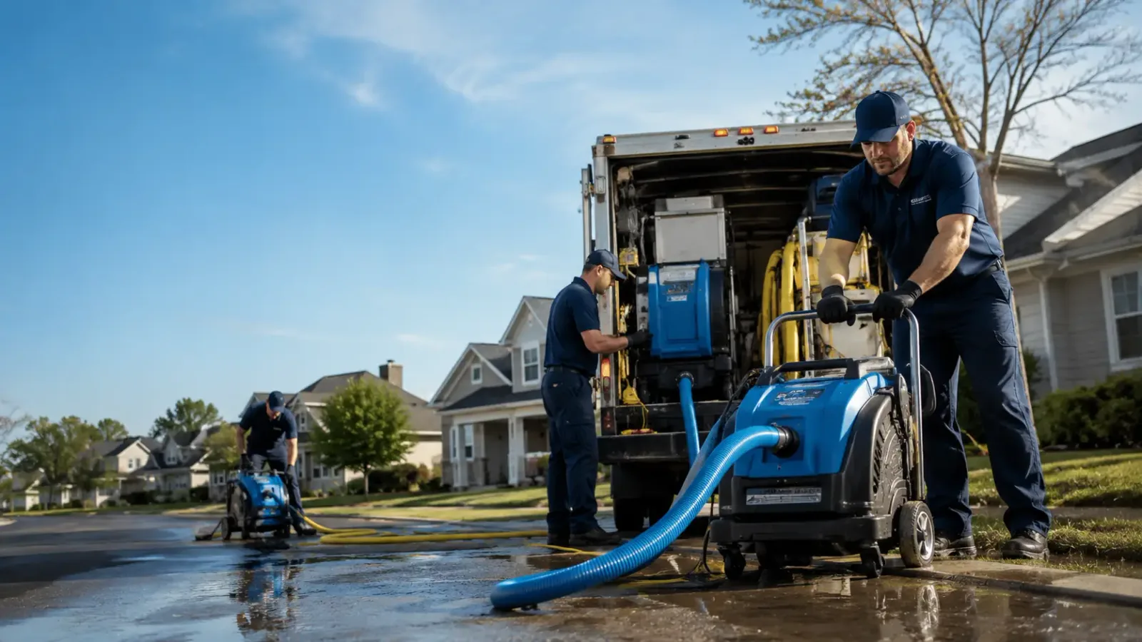 Flood Damage Cleanup in New Burnside, IL